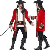 Rode Piraten kapitein jas.