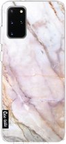 Casetastic Samsung Galaxy S20 Plus 4G/5G Hoesje - Softcover Hoesje met Design - Pink Marble Print