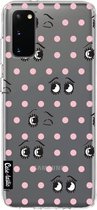Casetastic Samsung Galaxy S20 4G/5G Hoesje - Softcover Hoesje met Design - Eyes On You Print