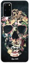 Casetastic Samsung Galaxy S20 Plus 4G/5G Hoesje - Softcover Hoesje met Design - Vintage Skull Print