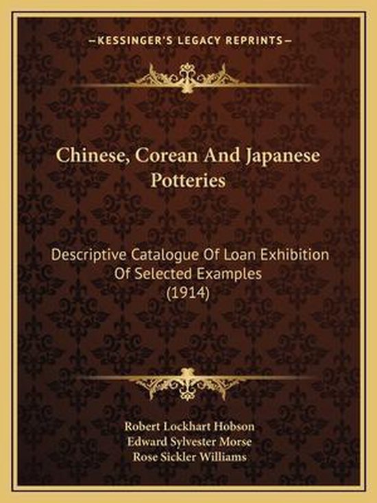 Chinese, Corean and Japanese Potteries - cover
