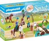 PLAYMOBIL Spirit Knip en Meneer Worteltjes met paardenbox - 70120 | bol