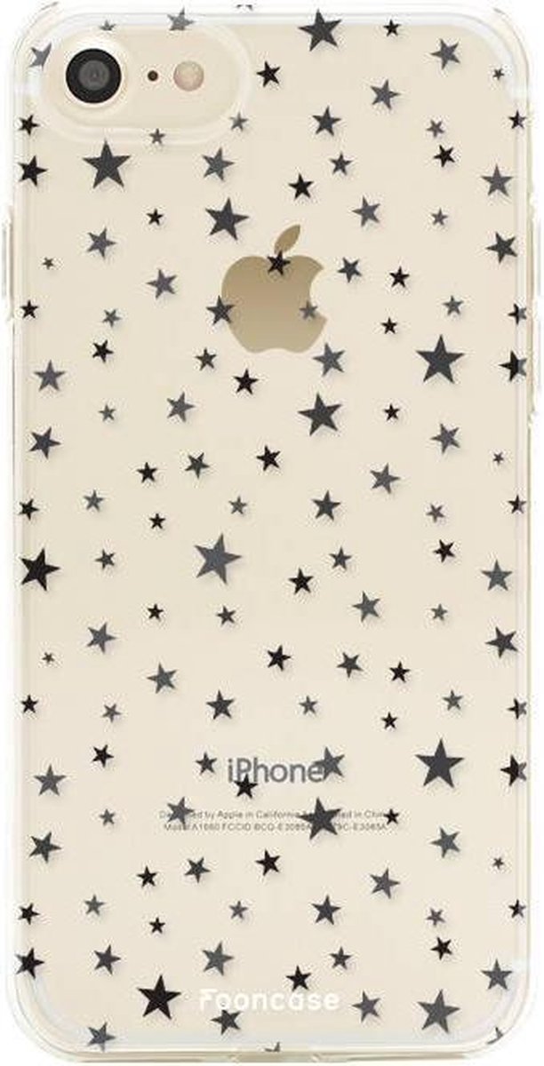 iPhone SE (2020) hoesje TPU Soft Case - Back Cover - Stars / Sterretjes