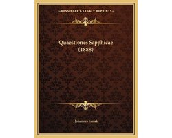 Quaestiones Sapphicae (1888)