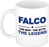 Falco The man, The myth the legend cadeau koffie mok / thee beker 300 ml