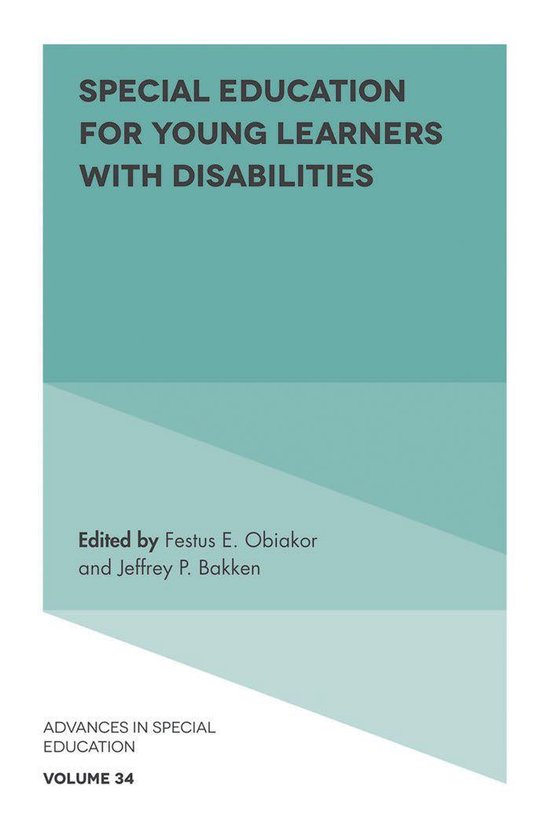 Advances in Special Education 34 - Special Education for You ... - cover