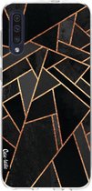 Casetastic Samsung Galaxy A50 (2019) Hoesje - Softcover Hoesje met Design - Black Night Print