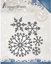 Mal - Amy Design - Vintage Winter - Mooie Sneeuwvlokken