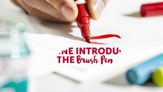 Stylo pinceau Talens Ecoline , étui de 15 pièces, assorti