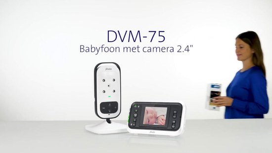 بالجنون مهمة روديو  Alecto DVM-75 - Babyfoon met camera - Temperatuurweergave - Wit | bol.com