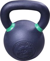 Crossmaxx® Gietijzeren Powdercoated kettlebell 28kg