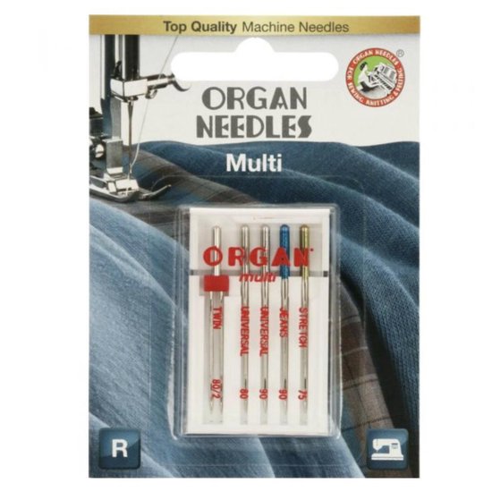 Organ Needles Multi box incl tweelingnaald
