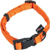 Jack And Vanilla - Halsbanden - Comfort Tube Nylon Hondenhalsband - Oranje - S Hocco3530