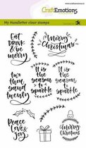 Clearstamps A6 Handlettering - Christmas 2 (Eng) Carla Kamphuis
