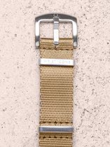 Premium Seatbelt NATO strap kaki – Nylon horlogeband – 22mm