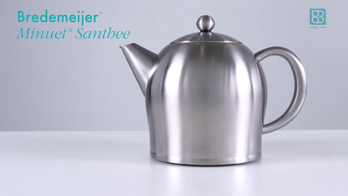 Dubbelwandige Theepot Minuet Bredemeijer | Parels Breda