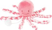 Nattou Octopus Lapidou - Knuffel met Muziek - 23 cm - Roze