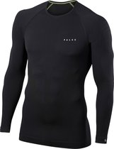 FALKE Warm Heren Longsleeved Shirt - Zwart - Maat XL