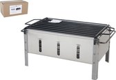 BBQ Classic Houtskool Stevige Tafelbarbecue 35x20x19cm - Metaal