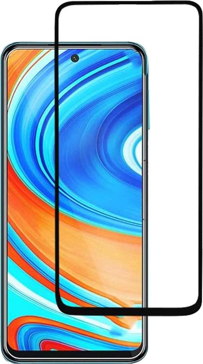 Screenprotector geschikt voor Xiaomi Redmi Note 9 Pro - Full Screen Protector Glas