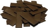 TCM FX Confetti rechthoekig 55x18mm, brown, 1kg