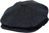 Jaxon Hats Newsboy cap Houtskool-L
