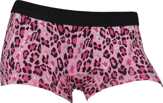2-Pack FunderWear Dames boxershorts Animal Begonia Pink maat S/M