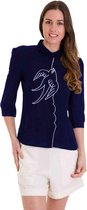 Dancing Days Blouse -M- FREE AS A BIRD Blauw