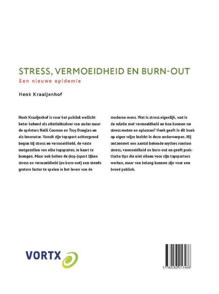 Stress, vermoeidheid en burn-out - back cover