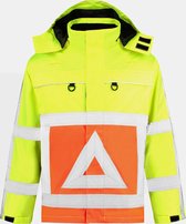 EM Traffic Parka Verkeersregelaar Oxford RWS - Fluor geel / Fluor Oranje - Maat 7XL