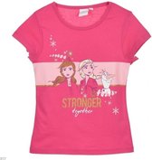 Disney Frozen 2 - t-shirt - roze -maat 122/128