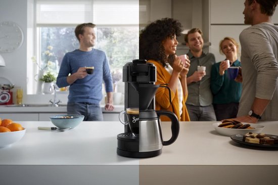 Bediening - Philips HD6592/60 - Philips Senseo Switch HD6592/60 - 2-in-1-koffiezetapparaat met filterkoffie en koffiepads - Zwart