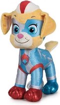 Pluche Paw Patrol knuffel Ella - Mighty Pups Super Paws - 19 cm - Cartoon knuffels - Speelgoed voor kinderen