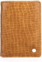 Paspoorthoesje | Croco | Krokodillenprint | Bruin