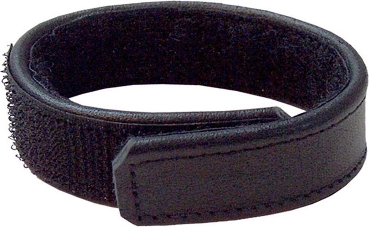 Cockstrap with velcro klittenband verstelbaar leer