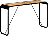 Bijzettafel Massief hout - koffietafel (Incl LW3D Klok) l - coffee table woonkamertafel