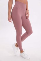 Yoga legging licht roze maat S | Rekbaar en schijnt niet door