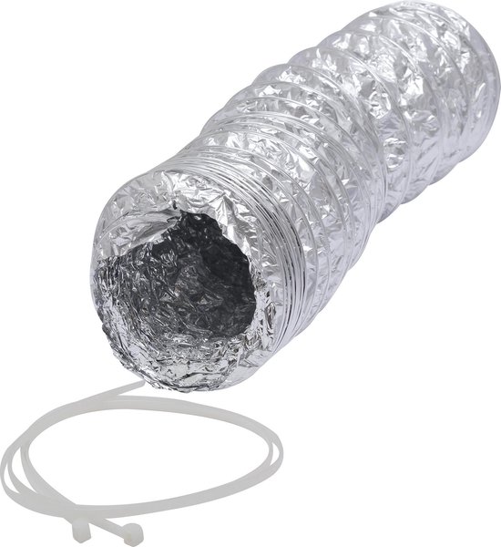 IVC Air buis flexibel aluminium/PVC Ø 100 mm 1,5 meter | bol.com