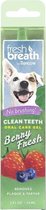 TropiClean - Fresh Breath Clean Teeth OralCareGel Berry - Dog - 59 ml