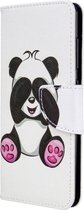 Panda beer agenda wallet book case hoesje Samsung Galaxy A41