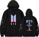 BTS Bangtan Boys Hoodie Zwart - Maat XXXL