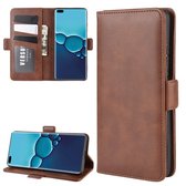 Huawei P40 Hoesje - Book Cover Bruin by Cacious (Element serie)