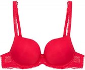 LingaDore - Daily T-Shirt Gel BH - maat 85A - Rood - Push up bh - Maximizer bh - Met beugel - Dames