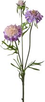 Viv! Home Luxuries Scabiosa - zijden bloem - paars - 57cm