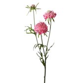 Viv! Home Luxuries Scabiosa - zijden bloem - roze - topkwaliteit