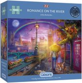 Puzzel 1000 stukjes-Romance on the river