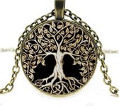 Semyco® Betoverende Tree of life night ketting goud - Geleverd in luxe geschenkverpakking - Spiritueel cadeau - Cadeau voor vrouw - Romantisch - Vriendinnen - Liefdes - Vrouwen - Cadeau juf