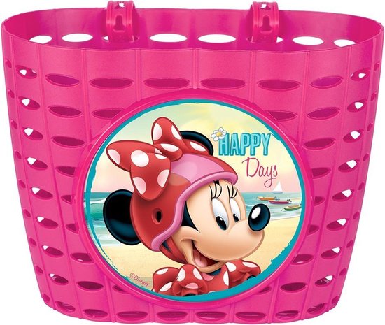 Disney Fietsmand Minnie Mouse Junior 20 Cm Roze