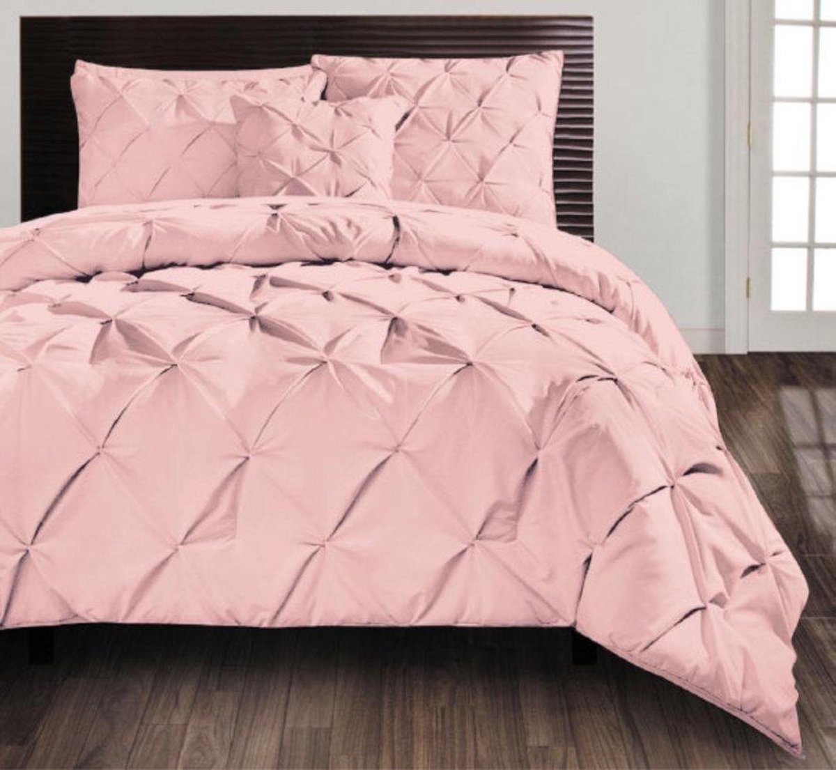 Beau Maison - Monte Carlo - Roze - Lits Jumeaux - 240 x 200/220 cm