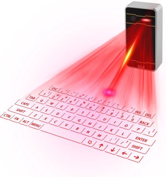 Wortel Neem de telefoon op galop TKSTAR Mini Keyboard Laser Projection Virtueel Bluetooth-toetsenbord Mini  draadloos... | bol.com